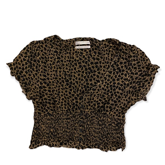 Urban Outfitters Tops - Leopard print crop top